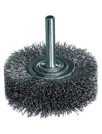 Щетка стальная, насадка на дрель, диаметр 60мм. Tip-top 595 0076
