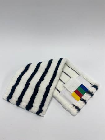 картинка МОП ACG плоский "Микрофибра" жесткий абразив 40 см., карман + ушки 