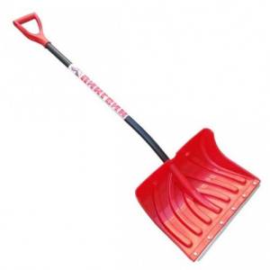 Лопата "ПИНГВИН" снегоуборочная 50х35 см пластмассовая, с черенком съемным и V-ручкой