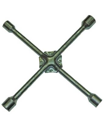 Ключ баллонный крестовой с металлической накладкой 17х19х21х22 мм. Clipper BL012