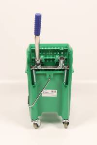 картинка Ведро ACG уборочное на колесах 20л с отжимом двойное ЗЕЛЕНОЕ