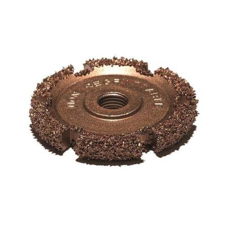 Абразив-круг с резьбой для пневмодрели 50х10 мм, зерно 16, Clipper