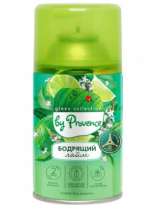 Освежитель воздуха by PROVENCE Бодрящий лайм (зап. блок) 250мл