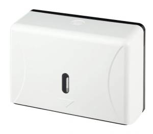 картинка Диспенсер для полотенец листовой, Z-сложения, пластик, белый,TOPFORT