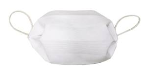 Маска одноразовая 1-слойная бытовая белая (уп/5шт)