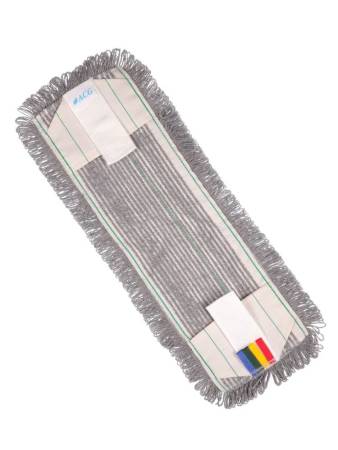 картинка МОП ACG плоский ТАФТИНГ хлопок 40 см. для влаж. уб. карман+ушки Эконом темный 1/50 