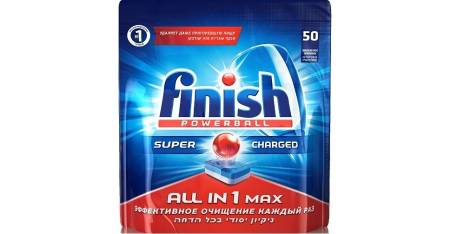 Таблетки для ПММ FINISH AII in 1, 50 шт/упак