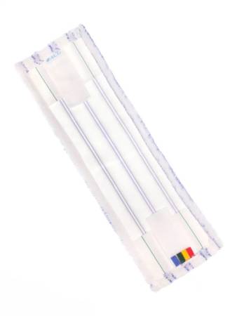 картинка МОП ACG плоский "Микрофибра" мягкий абразив 40 см., карман + ушки 