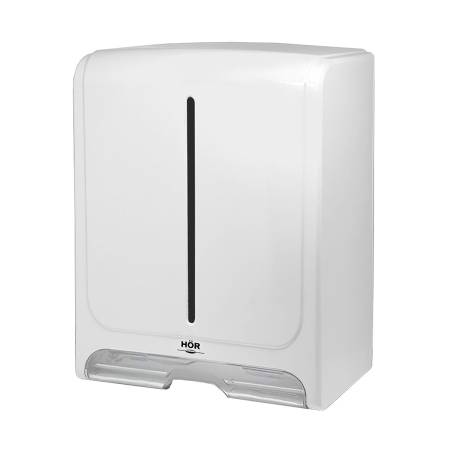 Диспенсер для бумажных полотенец система сложения Z(C) / V(ZZ), 27,16х14,55х33,45, белый, HOR,1/6