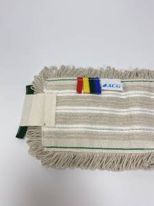 картинка насадки на швабру МОП плоский хлопок+микрофибра ТАФТИНГ 40 см Т-стропа под Vileda ACG