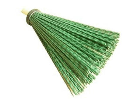 Метла круглая пластиковая № 10 (ширина рабочей части 18 см)