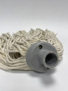 картинка насадки на швабру МОП ACG резьбовой хлопок 30 см 250 г белая