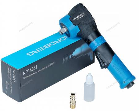 Гайковерт пневматический NP14061 угловой, ударный 1/2" 500 Нм, Nordberg