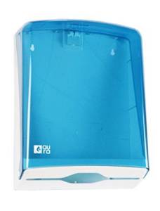 Диспенсер ACG для листовых полотенец прозрачно-голубой пластик размер 27,6х13х36,5