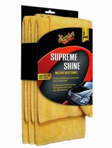 Салфетка микрофибровая Supreme Microfiber Towel 40x60см. 3 штуки в упаковке Meguiars X2020