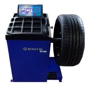 Станок балансировочный VT-63, 220В (электронная линейка, цветной ЖК-дисплей), ROSSVIK 1/1