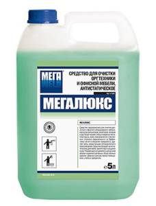 МЕГАЛЮКС средство для очистки оргтехники и офисной мебели 5л