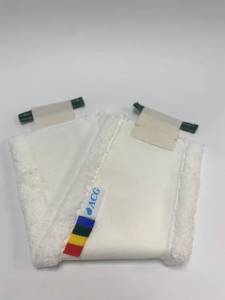 картинка насадки на швабру Насадка для швабры МОП плоский Микрофибра 42х14см. крепление ушки под Veleda