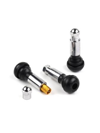 картинка TR-414C Вентили для бескамерных шин (хромированные)  (упаковка/100шт)  для колёс