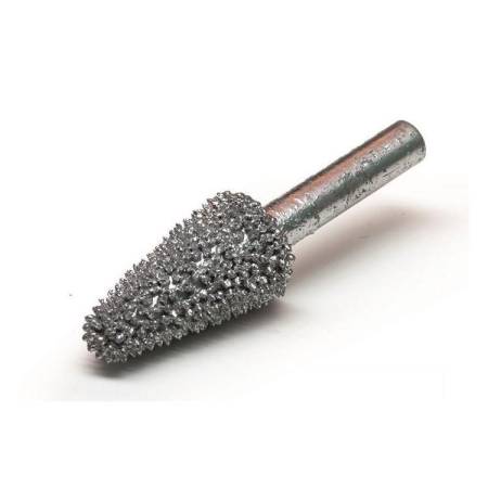 Абразив-конус для пневмодрели 15х25 мм, D=6 мм, зерно 390, Clipper