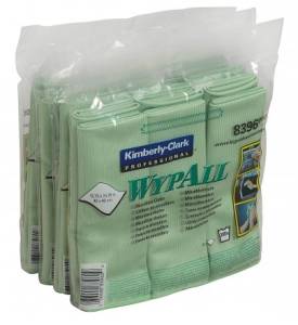 Микрофибра WypAll Microfibre Cloth 40 x 40 см., зел. 6 шт., Kimberly-Clark1/4