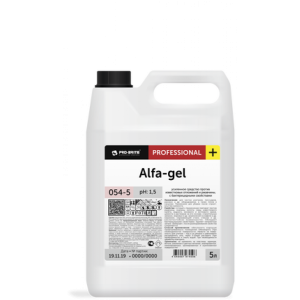 Средство усиленное против извест. отложений и ржавчины ALFA-GEL, 5 л, PRO-BRITE