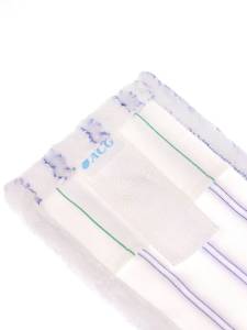 картинка насадки на швабру МОП ACG плоский "Микрофибра" мягкий абразив 40 см., карман + ушки