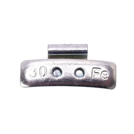 картинка 0230 FeD Груза набивные стальные для стальных дисков 30 г (уп. 100 шт), LUXOR 