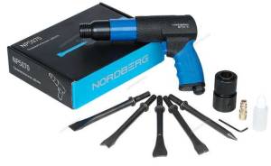 Пневмозубило NP5070 с комплектом насадок и быстросъемным держателем 250 мм