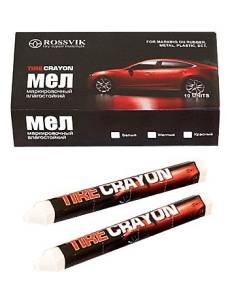Мел восковой белый Россвик, упаковка 10 штук