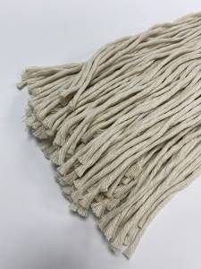 картинка насадки на швабру МОП ACG резьбовой хлопок 30 см 250 г белая