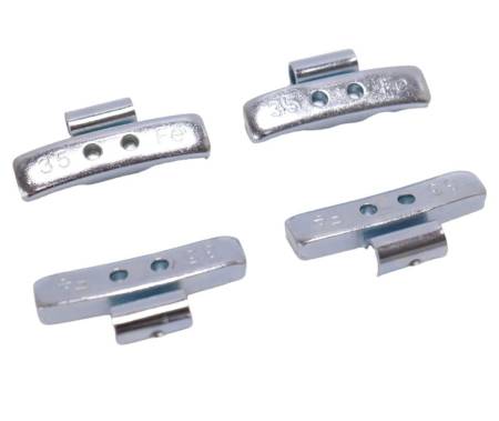 картинка 0335 FeD Груза набивные стальные для литых дисков 35 г (уп. 50 шт), LUXOR 