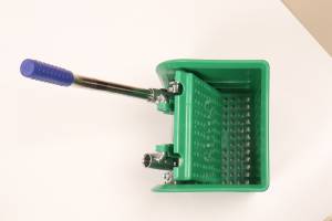 картинка Ведро ACG уборочное на колесах 20л с отжимом двойное ЗЕЛЕНОЕ