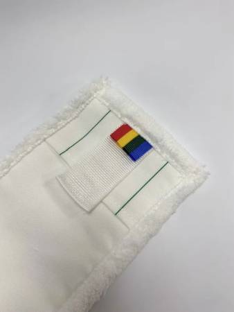 картинка МОП ACG плоский "Микрофибра" 50 см, карман+ушки, белый 