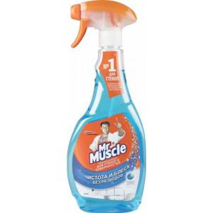 Стеклоочиститель Мистер Мускул, 500 мл, с курком, После дождя