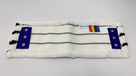 картинка МОП плоский микрофибра 40 см жесткий абразив, люверсы под TTS ACG 