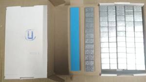 картинка 0093 Fe 50 ACG Грузики для балансировки колес, самоклеющиеся, оцинкованные 60 гр. (12х5 гр.) синий скотч (уп. 50  шт.)