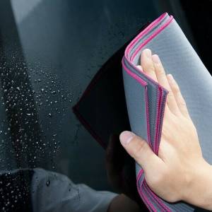 картинка Микрофибра для стекла Wonder Glass towel 40x50 см, серая, Purestar для автомобиля