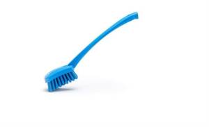 Щетка для мытья с длинной ручкой, 41,5x7,5x7,5 см, жёсткая, синяя Vikan