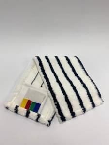 картинка насадки на швабру МОП ACG плоский "Микрофибра" жесткий абразив 50 см., карман + ушки