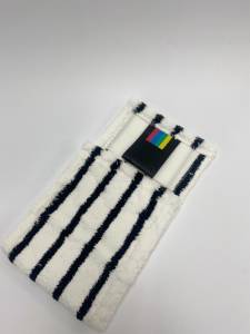 картинка насадки на швабру МОП ACG плоский "Микрофибра" жесткий абразив 50 см., карман + ушки