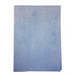 BETTA PACK 50 Замша искусственная 50х44см, 300 г/м, перф, синяя (50 шт)