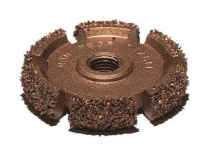 Абразив-круг с резьбой для пневмодрели 50х7 мм, зерно 36, Clipper