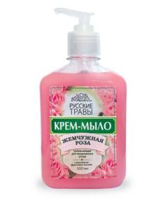 Крем-мыло жидкое пуш-пул Жемчужная Роза 300 мл, Русские Травы,