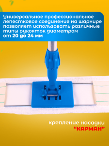 картинка Держатель ACG складной металлический 60х9 см. с пластиковым соединением