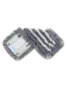 МОП ACG плоский хлопок+микрофибра 40 см. ушки+кармашки ТАФТИНГ Эконом темный