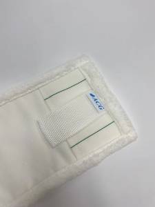 картинка насадки на швабру МОП ACG плоский "Микрофибра" 50 см, карман+ушки, белый