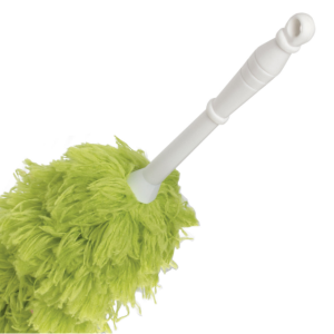 картинка Пипидастр (сметка-метелка) для уборки пыли 55см из микрофибры, зеленый LAIMA