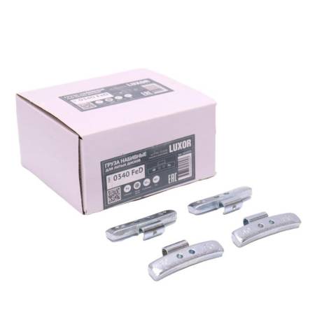 картинка 0340 FeD Груза набивные стальные для литых дисков 40 г (уп. 50 шт), LUXOR 