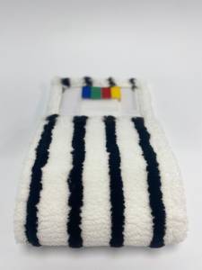 картинка насадки на швабру МОП ACG плоский "Микрофибра" жесткий абразив 40 см., карман + ушки